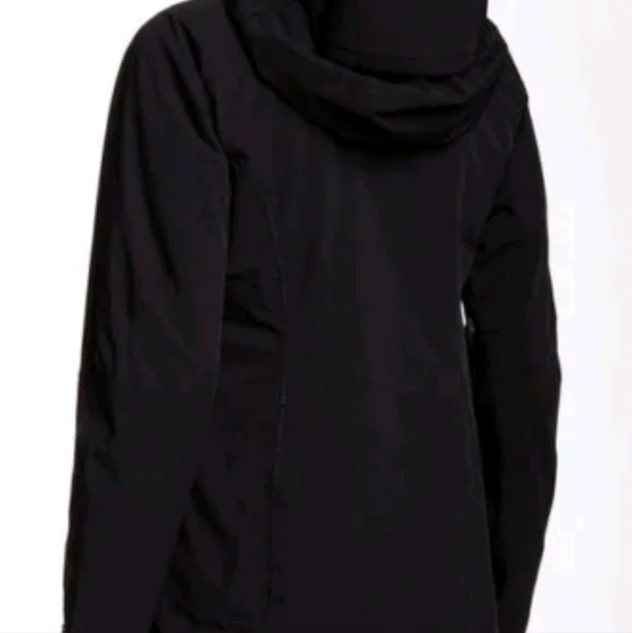 The North Face Kempinski Detachable Hood Waterproof Black Jacket $449, NWT! XS